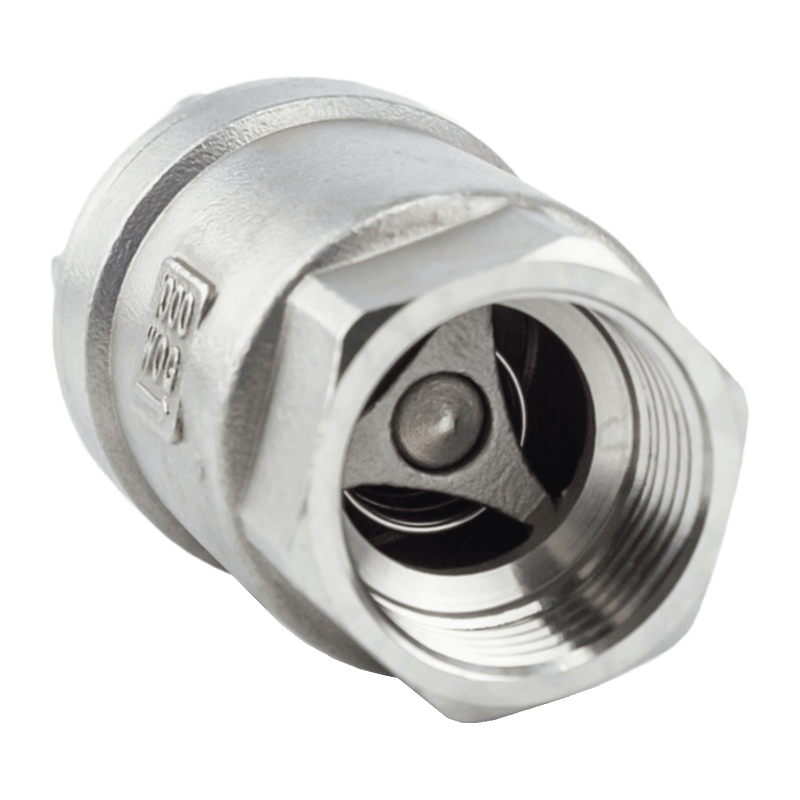 H12W verticale terugslagklep met schroefdraad