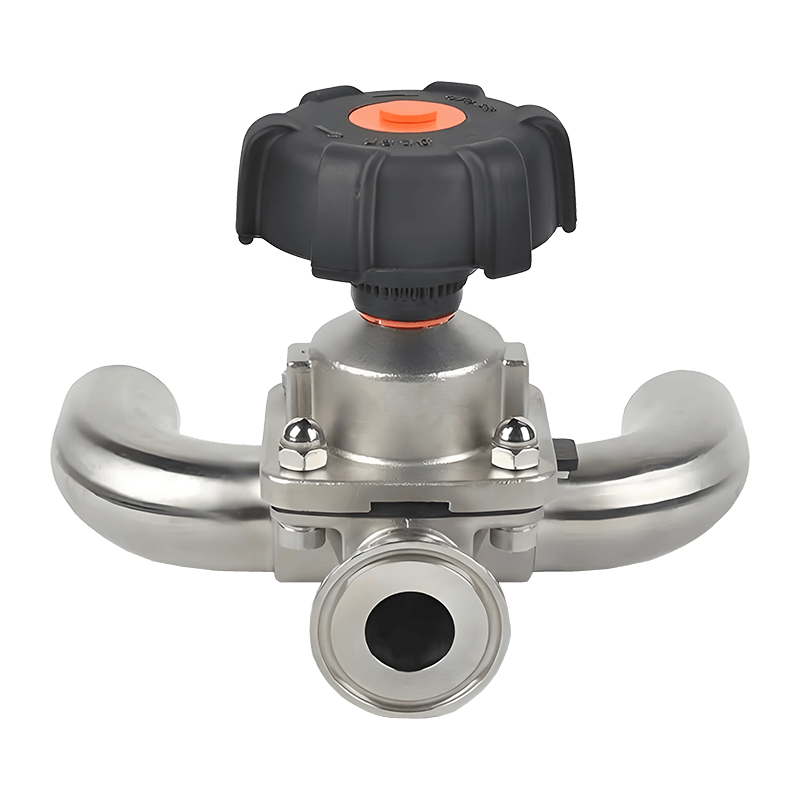 Handmatige sanitaire membraanafsluiter