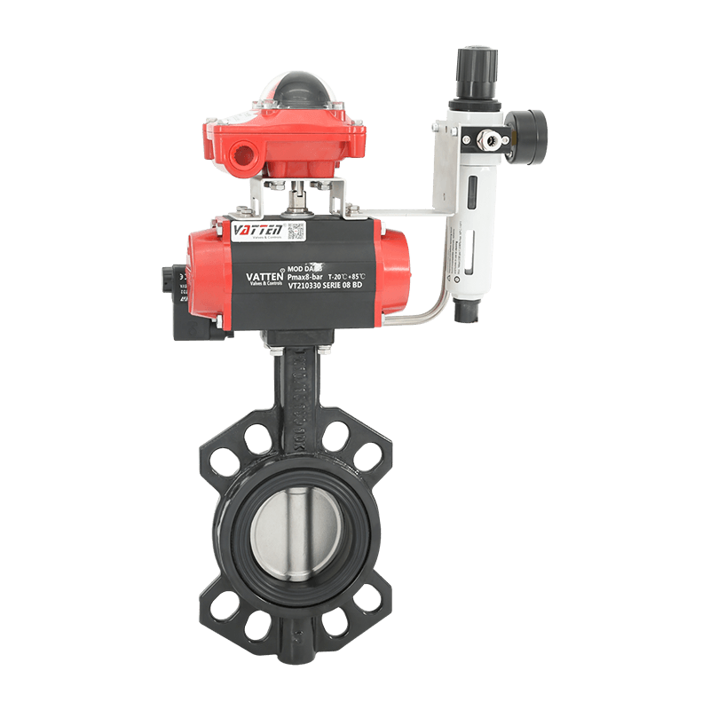 Pneumatische Wafer-vlinderklep