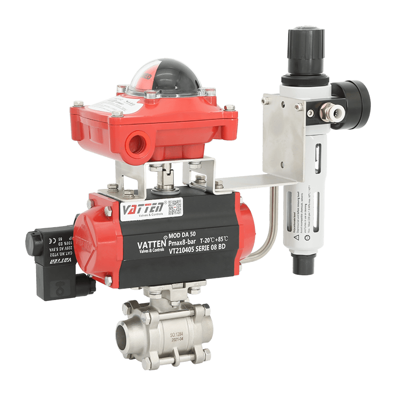 Pneumatische laskogelkraan